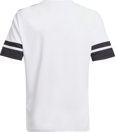 Bluzë sportive për kalamaj adidas Squadra 25 Jr JJ0057, poliester 100%, e bardhë