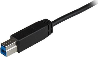 Kabllo USB StarTech USB31CB1M, USB B në USB C, 1 m, i zi
