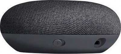 Altoparlant i zgjuar Google Home Mini, Wi‑Fi, me Google Assistant, gri e errët