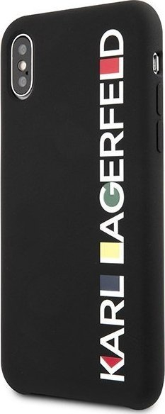 Mbulesë telefoni Karl Lagerfeld Glossy Bauhaus, për iPhone X Xs, transparente