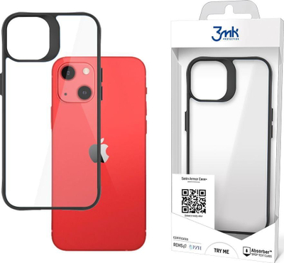 Futrollë 3MK SatinArmor+, për iPhone 13, mbrojtje ushtarake, e zezë