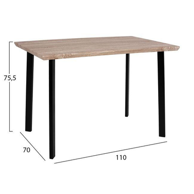 Set ngrënieje 5-pjesësh 110×70×75,5 cm (HM10355), gri