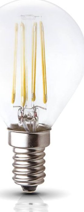 Llambë LED V-TAC E14 G45, 4W, dritë e ngrohtë