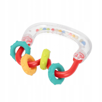 Спирална играчка за бебиња Bam Bam 569049, со ѕвонче, шарена