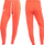 Pantallona dres Under Armour Rival Fleece W 1356416, për goca, me mansheta, portokalli