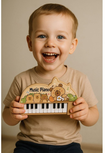 Piano muzikore për kalamaj Capybara Mini Keys, 22 taste, shumëngjyrëshe