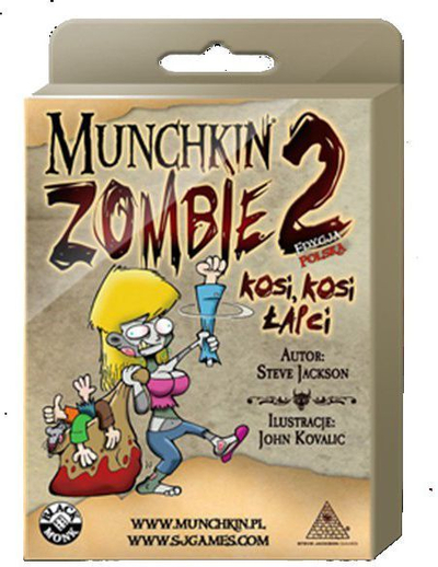 Zgjerim loje tavoline Black Monk Munchkin Zombie 2 Pat a Cake, 110 letra, në anglisht