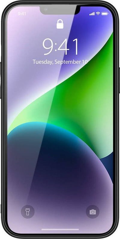 Kuti mbrojtse Dux Ducis Yolo për iPhone 14 Plus, lëkurë eko, rri me karikim wireless, e zezë