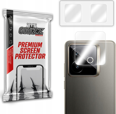 Xham mbrojtës për kamerë, 2 copa, për Realme GT7 Pro Racing, hibrid, transparent