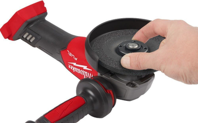 Grirëse këndi pa kabllo Milwaukee M18 FSAG125X-0, 125mm, pa bateri, e kuqe