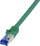 Kabllo interneti LogiLink C6A095S, CAT 6A S/FTP, 10m, jeshile