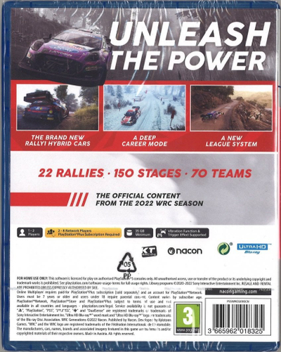 Lojë PS5 WRC Generations, garim rallie, simulim realist