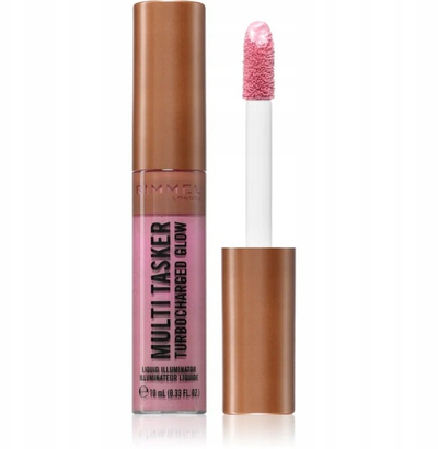 Iluminues i lëngshëm Rimmel Multi Tasker Turbocharged Glow, 10 ml, 001 Not a Basic B, rozë