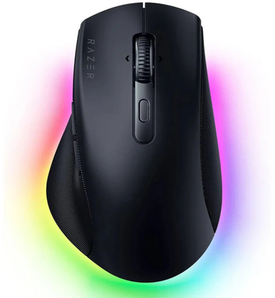 Maus Razer Pro Click V2, optik, wireless edhe me kabllo, RGB, i bardhë