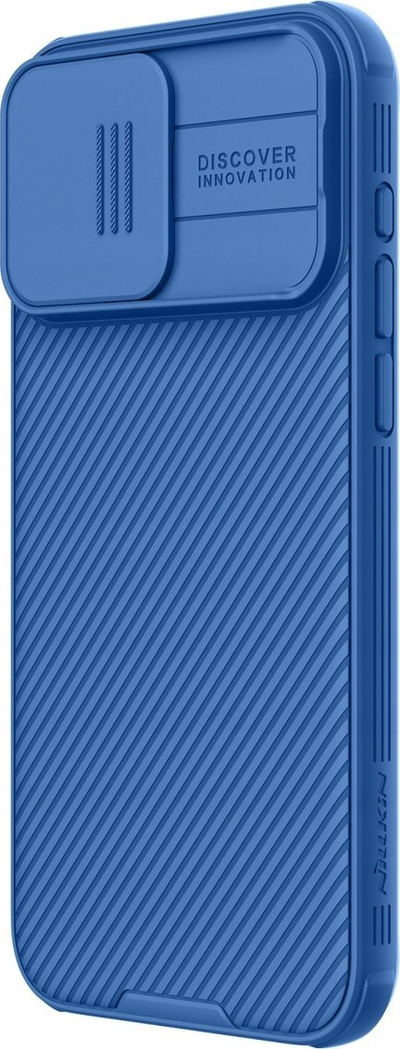 Mbulesë telefoni Nillkin CamShield Magnetic për iPhone 15 Pro Max, mbrojtëse, blu