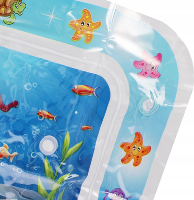 Tapet me ujë për kalamoj Mega Creative Ocean 531398, me fryrje, me figura deti, shumëngjyrësh