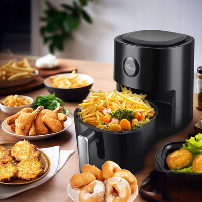 Fritezë me ajër Extralink Smart Life SJ-400, 4L, pa vaj, e zezë
