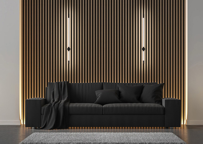Llambë murale LED Activejet AJE-LUNGO, 1350lm, 4000K, e zezë
