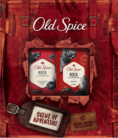 Set për trup Old Spice Rock, xhel dushi 250 ml & deodorant Rock 50 ml