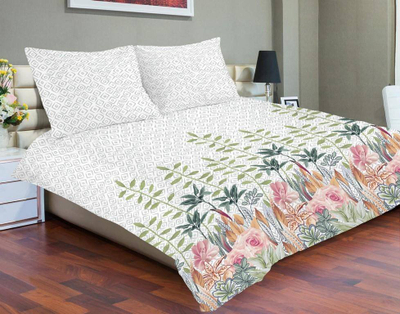 Set çarçafësh Matex SE-50A, saten pambuku, 160x200 cm, gri
