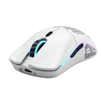 Maus lojërash Glorious Model O Wireless, i argjendtë