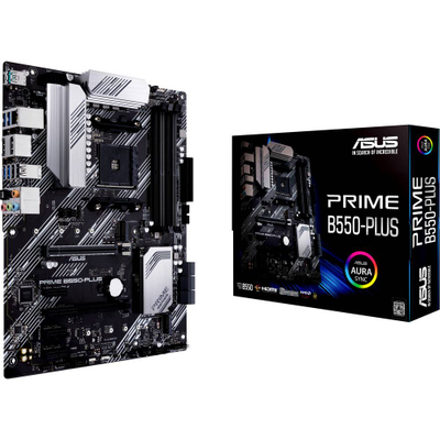 Pllakë amë ASUS PRIME B550-PLUS, AMD B550, Socket AM4, e zezë