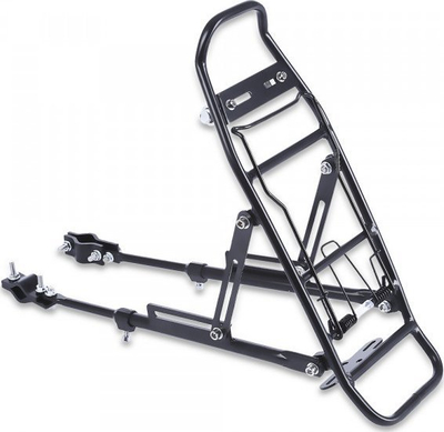 Bagazhieri i biçikletës Azimut Foldable Alu, 24–29", i rregullueshëm, alumini, i zi