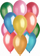 Set tullumbacesh Godan Balloon Mix, 10 copë, metalike, shumëngjyrëshe