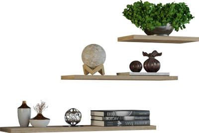 Set rafte muri Topeshop Tobi 3p, 3 copë, sonoma oak