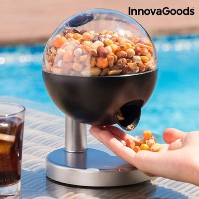 Automat për karamele InnovaGoods Mini, me sensor prekjeje, për fruta të thata dhe karamele, i bardhë