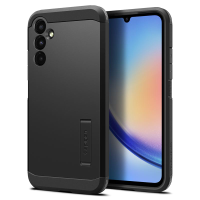Kapak për Samsung Galaxy A34 5G Spigen Tough Armor, i zi