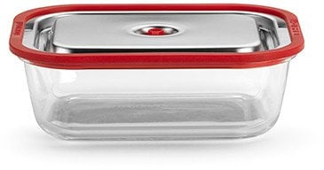 Сет садови со вакуум Magic Vac Aco1138, нерѓосувачки челик, црвена