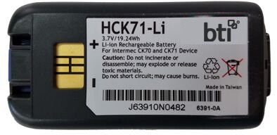 Заменска батерија скенер BTI HCK71 Li, 5200mAh, 3.7V, црна