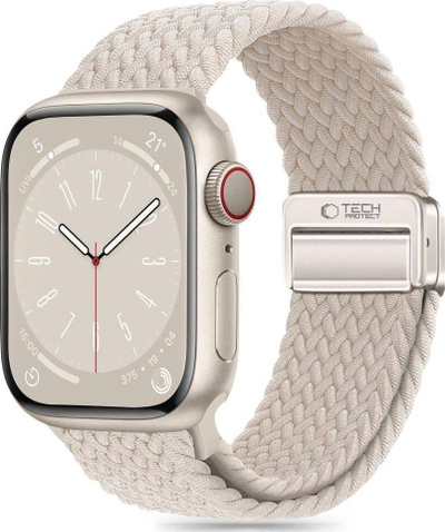 Rrip ore Tech-Protect Nylonmag për Apple Watch 6 7 8 9 10 SE, 40 41 42mm, najlon, i zi