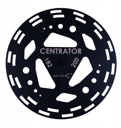 Pajisje qendërzuese Mechanic Centrator, 182/200 mm, për freza diamanti, e zezë