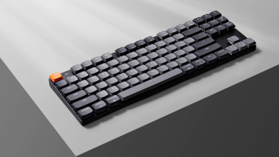 Tастатура механичка безжична Keychron K1 QMK Version 6 K1X-A1, низок профил, со осветлување