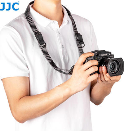 Rrip dore për kamerë JJC QRS M1 Deluxe, me shkëputje të shpejtë, për kamera mirrorless, gri argjendtë