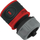 Lidhës kopshti Dedra Quick Connector Stop 80N112K, 1/2", me valvul, kuqezi