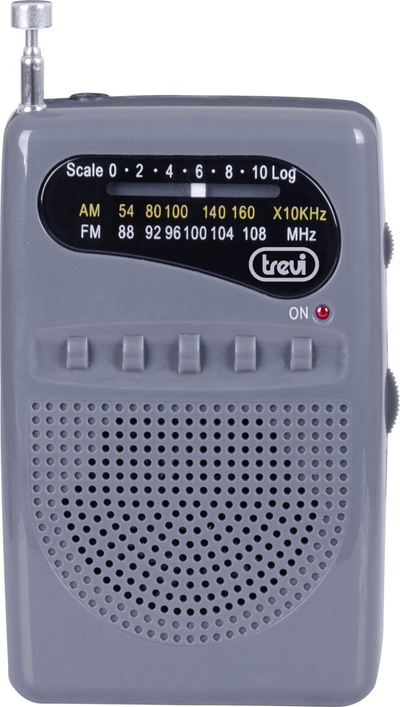 Radio portative Trevi RA 710 B, AM FM, me antenë teleskopike, gri