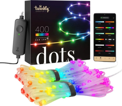 Drita dekorative Twinkly DOTS TWD400STP TEU, 400 LED RGB, 20m, shumëngjyrëshe