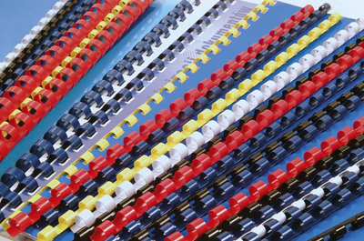 Kurriza plastikë Argo Spine 12.5 mm, 100 copë, të zinj