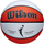Top basketbolli Wilson WNBA Authentic Series Outdoor, madhësia 6, portokalli e bardhë