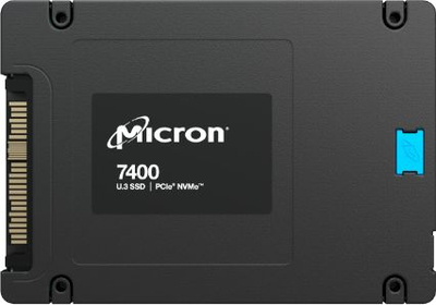 SSD Enterprise Micron 7400 PRO, 2.5\", 960GB NVMe PCIe 4.0, црн