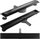 Kanal kullimi i drejtë REA Neox Pro Black 80, 80 cm, çelik inox, i zi