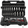 Set arpion me çelësa kokë, Würth, 1/4", 3/8", 1/2", 6 këndore, 154copë