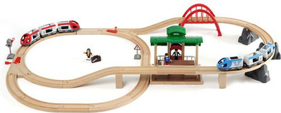 Set tren BRIO World Travel Switching, 42 pjesë, shumëngjyrësh