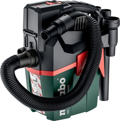 Fshesë industriale Metabo AS 18 L PC Compact, me bateri, klasë pluhuri L, gri
