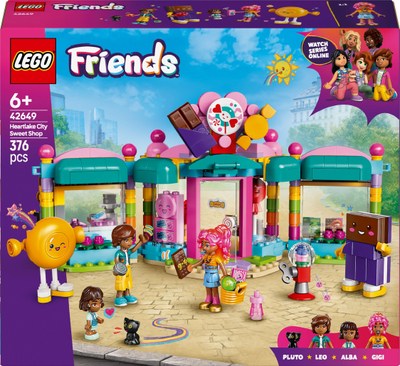 Set lodër LEGO Heartlake City Sweet Shop, dyqan ëmbëlsirash, shumëngjyrësh