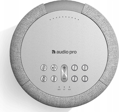 Boks wireless Audio Pro A10 MKII, multi-room, Bluetooth WiFi, gri e çelët