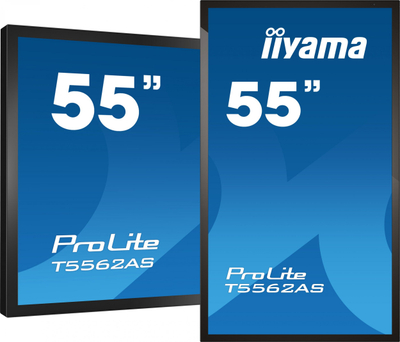 Ekran interaktiv Iiyama ProLite T5562AS B1, 55", 4K, i zi